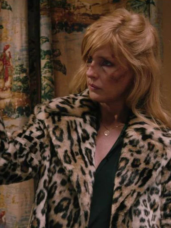 Beth Dutton Yellowstone S02 Cheetah Print Fur Coat - Image 6