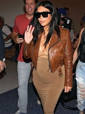 Kim Kardashian Biker Jacket For Women