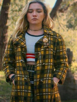 Black Widow Yelena Belova Plaid Coat