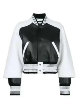 Bold and the Beautiful Paris Buckingham Leather Bomber Jacket
