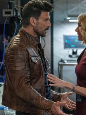 Alternative view of Frank Grillo Boss Level Roy Pulver Jacket