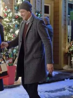 Brian Good Morning Christmas Grey Coat