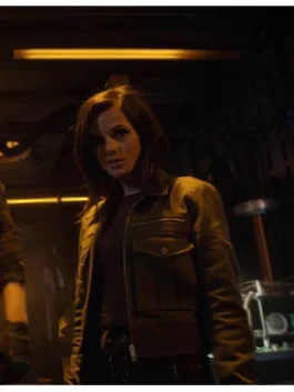 Brooke Williams Agents Of Shield Snowflake Jacket back