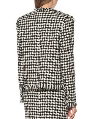 Alternative view of Candiace Dillard Tweed Houndstooth Jacket