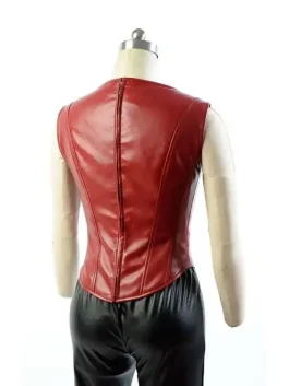 Captain America Civil War Wanda Maximoff Red Coat back