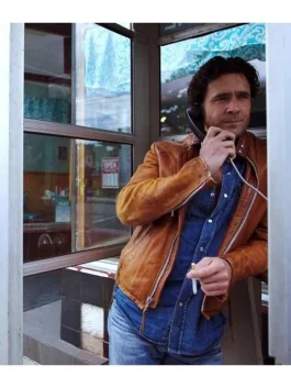 Caught David Slaney Leather Jacket back