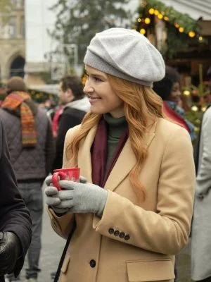 Alternative view of Christmas in Vienna Sarah Drew Trench Coat