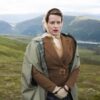 The Crown Claire Foy Brown Coat