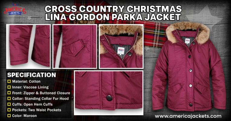 Cross Country Christmas Lina Gordon Parka Jacket