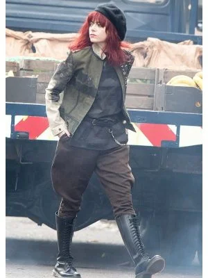 Alternative view of Cruella 2021 Emma Stone Cotton Jacket