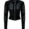 Women's Black Widow Leather Jacket