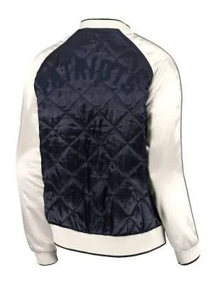 Alternative view of Dallas Cowboys Erin Andrews Quilted Bomber Jacket