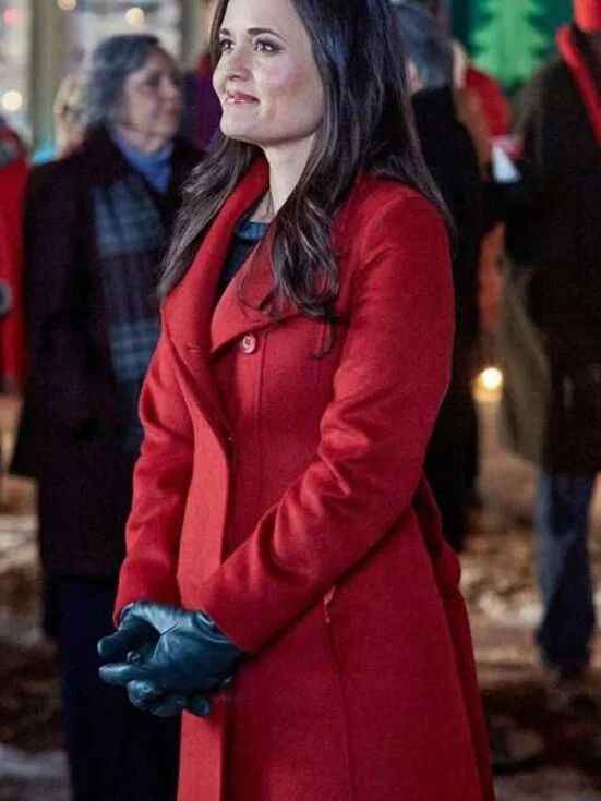 You, Me and The Christmas Trees Danica McKellar Red Coat