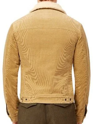 Alternative view of David Beckham Corduroy Jacket With Fur Collar