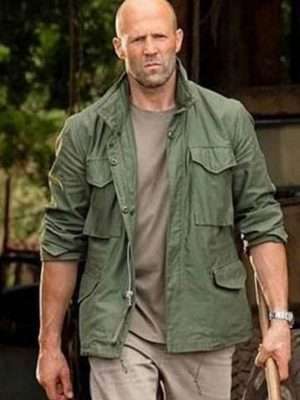 Jason Statham Hobbs And Shaw Green Jacket
