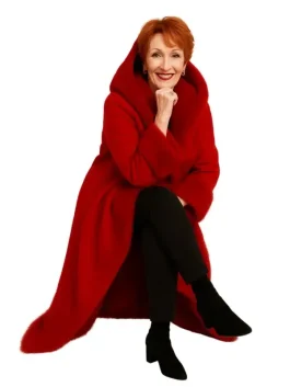 Dee Dee Allen The Prom Red Poncho