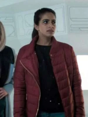 Doctor Who Mandip Gill Puffer Jacket