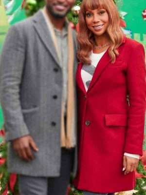 Alternative view of The Christmas Doctor Holly Robinson Peete Red Coat