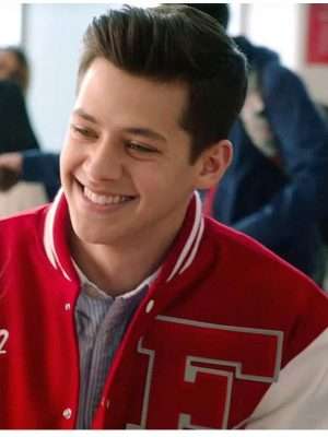 Alternative view of High School Musical EJ Red Bomber Jacket