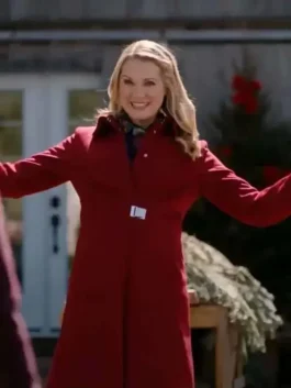 Emily Christmas In Washington Red Coat