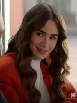 Emily Cooper Emily in Paris S02 Orange Jacket back