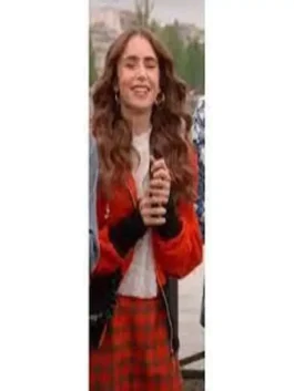 Emily Cooper Emily in Paris S02 Orange Jacket front