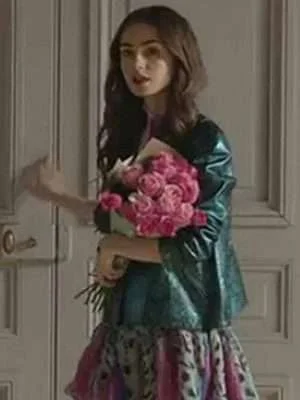 Alternative view of Emily In Paris Emily Cooper Metallic Jacket