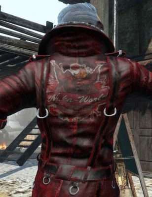 Alternative view of Fallout 4 Raider Maxson’s Battle Coat