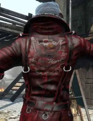 Alternative view of Fallout 4 Raider Maxson’s Battle Coat