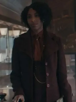 Fantastic Beasts Jessica Williams Maroon Coat