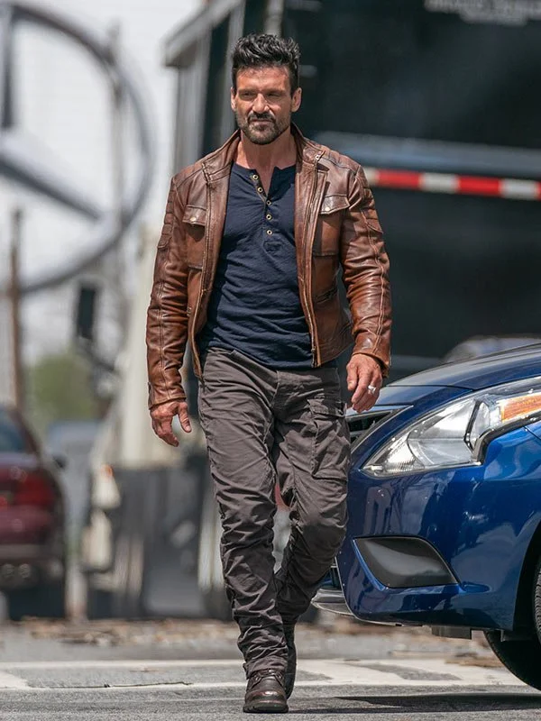 Frank Grillo Boss Level Roy Pulver Jacket - Image 3