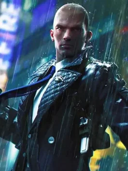 Free Fire Rafael Quilted Leather Coat back