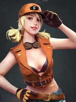 Garena Free Fire Misha Leather Vest front