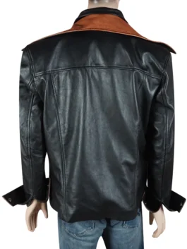 Gil Birmingham Yellowstone Brown Leather Jacket 1