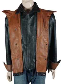 Gil Birmingham Yellowstone Brown Leather Jacket