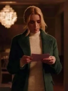 Ginny & Georgia Green Coat front
