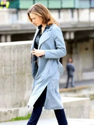 Alternative view of Mission Impossible 6 Rebecca Ferguson Trench Coat