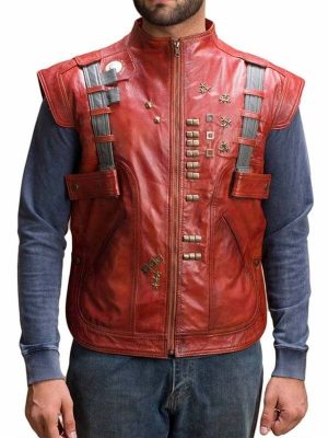 The Guardians Of The Galaxy Peter Quill Leather Vest