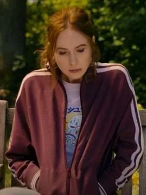 Alternative view of Gunpowder Milkshake Karen Gillan Track Jacket