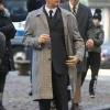 Halston 2021 Ewan McGregor Checkered Grey Coat