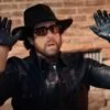Harry Keshegian The Equalizer Black Leather Jacket
