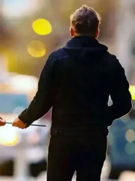 Hawkeye Clint Barton Black Jacket back