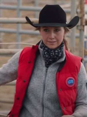 Alternative view of Amy Fleming Heartland Red Vest