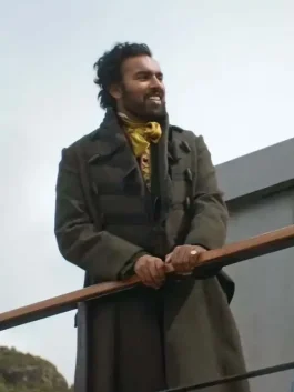 Himesh Patel Trench Tweed Grey Coat