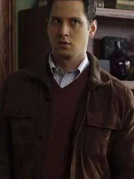 How To Get Away With Murder Asher Millstone Brown Jacket (front)