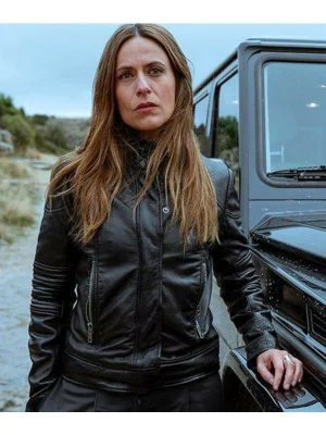 Alternative view of Money Heist Black Raquel Murillo Leather Jacket