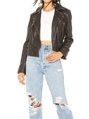 Jackie Goldschneider Leather Jacket
