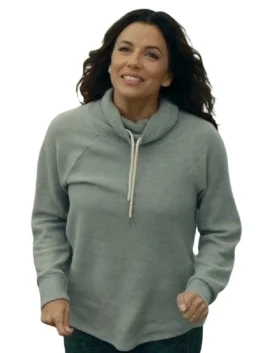 Unplugging 2022 Eva Longoria Grey Hoodie