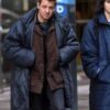 Hawkeye Jeremy Renner Blue Puffer Coat