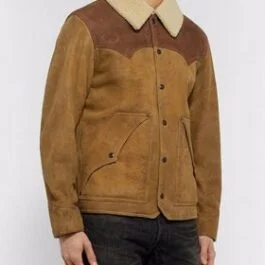 Yellowstone S03 Kevin Costner Shearling Jacket
